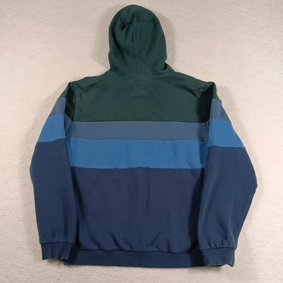 Marine Layer Hoodie Mens Large Custom Cut & Sew Colorblock Pullover - Picture 6 of 10